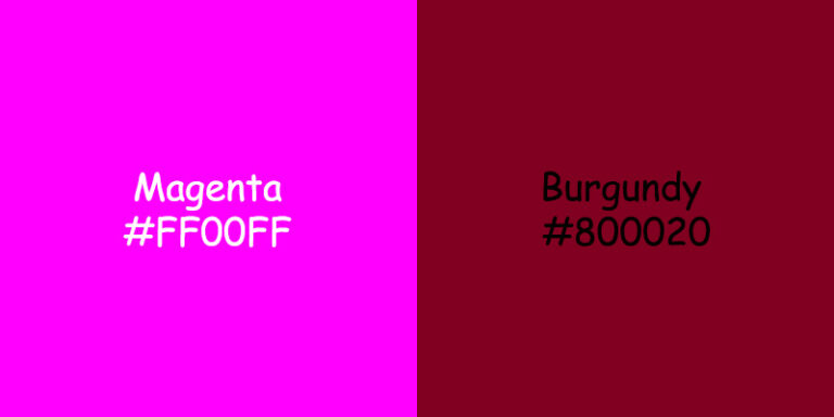 Magenta vs Burgundy: Understanding the Differences in Color
