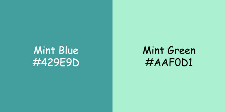 Mint Blue vs Mint Green Color: Comparing Shades for Interior Design and Fashion