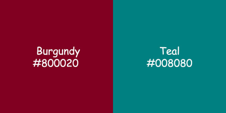Exploring the Beauty of Teal Vs Burgundy Color