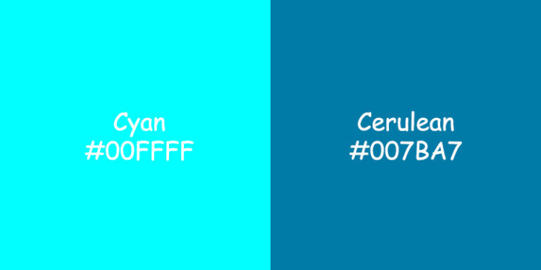 Cyan vs Cerulean Color: Tips for Creating Stunning Designs