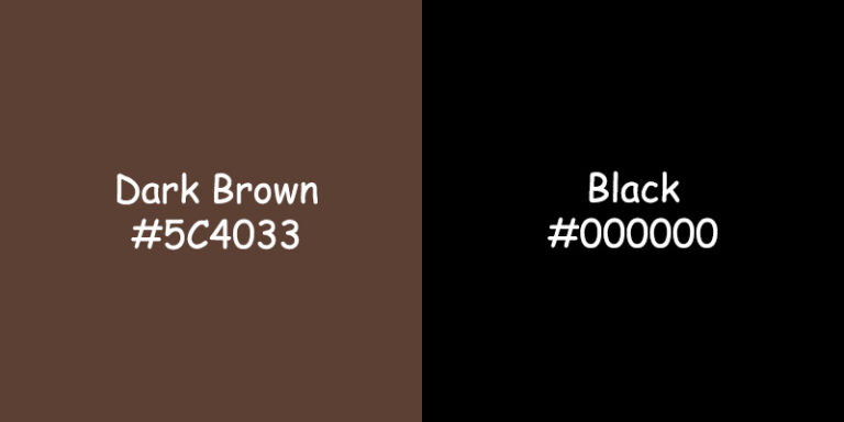 Dark Brown vs Black Color: Impact on Mood and Style