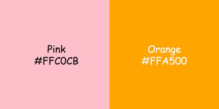 Exploring Pink vs Orange: Color, Meanings, and Significance