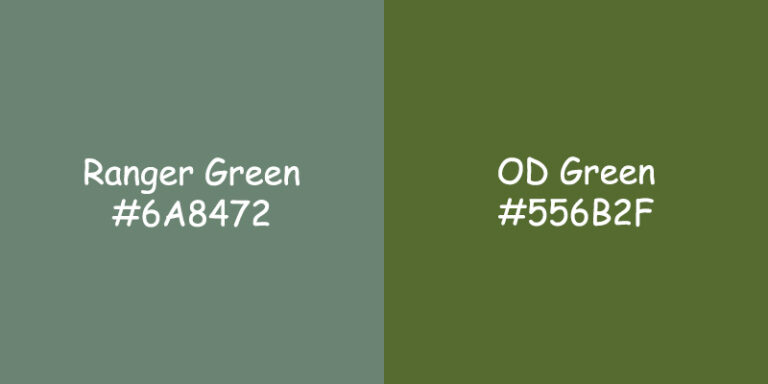 Ranger Green vs OD Green: Choosing Military Colors