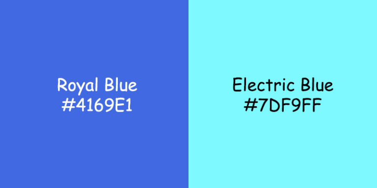 Royal Blue vs Electric Blue: A Comparative Guide