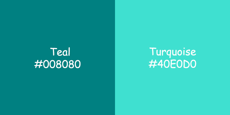 Teal Vs Turquoise Understanding The Color Differences Xplorecolor