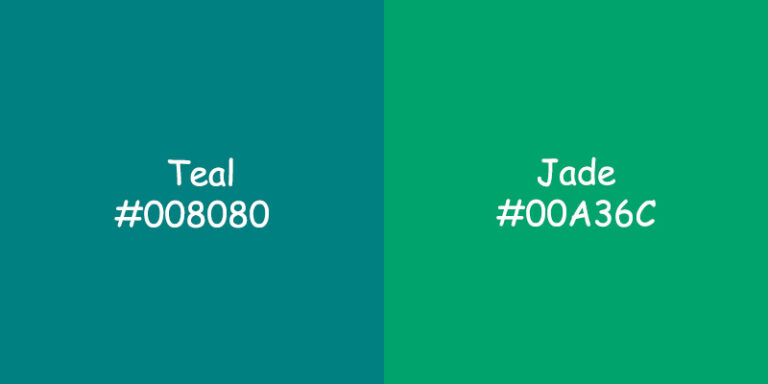 Teal vs Jade: Uncovering the Differences