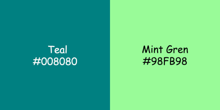 Teal vs Mint Green: Exploring the Differences in Color