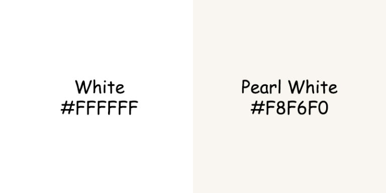 White vs Pearl White: Unveiling the Color Differences